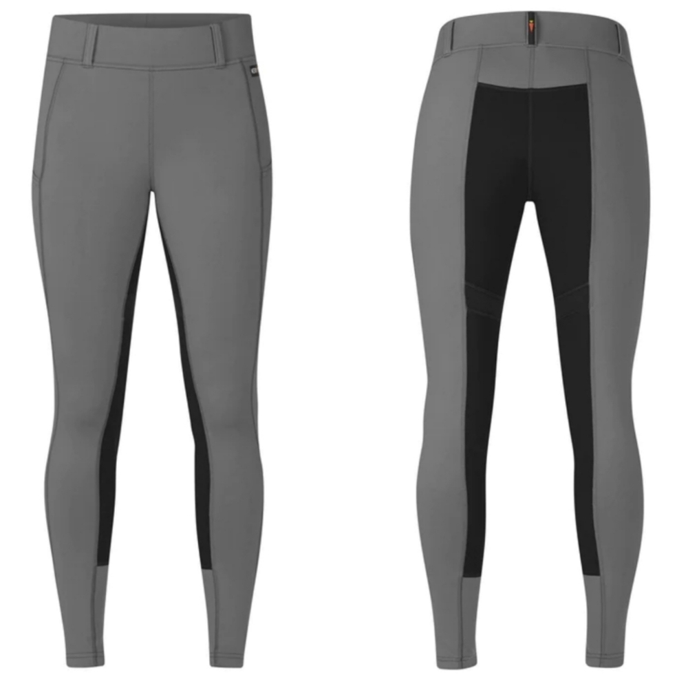 Kerrits Flex 3.0 Full Seat Riding Tights Women's Size XS Shadow Gray